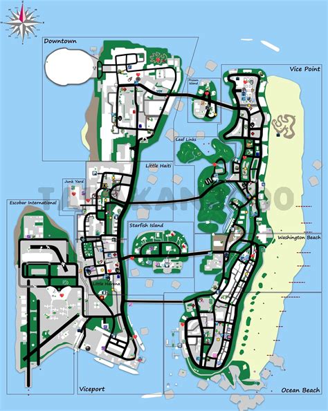 vice city map